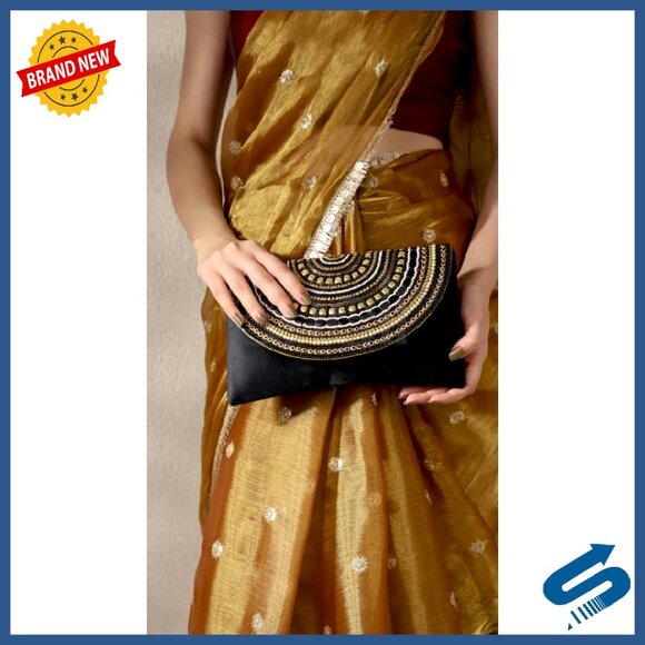 Handmade Evening Clutch Bag for Weddings Parties Festive Events